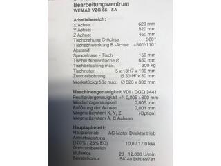 Fraiseuse Wemas VZG 65-5A-6